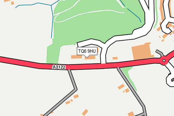 TQ6 9HU map - OS OpenMap – Local (Ordnance Survey) TQ6 9HU map - OS OpenMap – Local (Ordnance Survey)