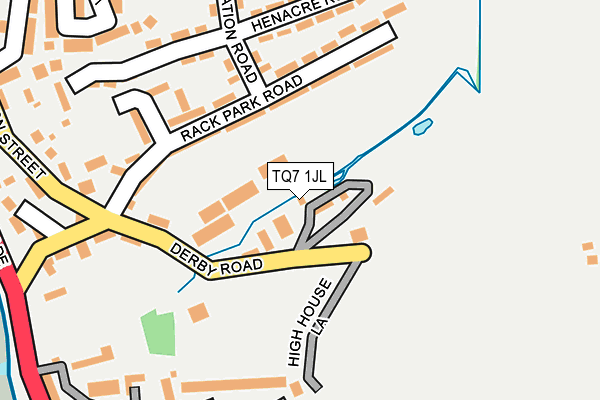 TQ7 1JL map - OS OpenMap – Local (Ordnance Survey) TQ7 1JL map - OS OpenMap – Local (Ordnance Survey)
