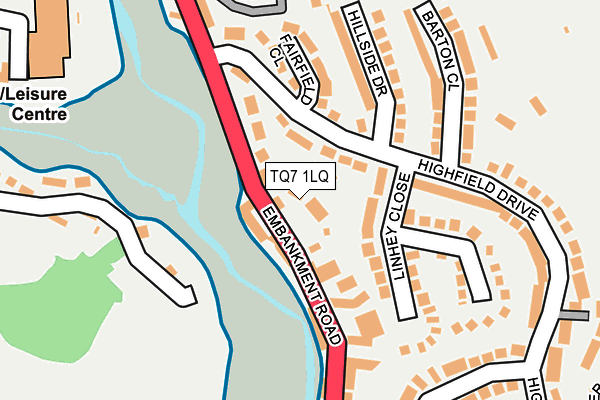 TQ7 1LQ map - OS OpenMap – Local (Ordnance Survey) TQ7 1LQ map - OS OpenMap – Local (Ordnance Survey)
