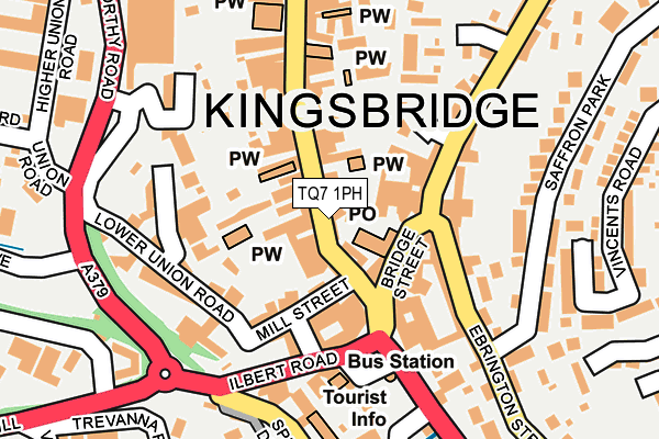 TQ7 1PH map - OS OpenMap – Local (Ordnance Survey) TQ7 1PH map - OS OpenMap – Local (Ordnance Survey)