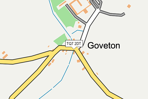 TQ7 2DT map - OS OpenMap – Local (Ordnance Survey) TQ7 2DT map - OS OpenMap – Local (Ordnance Survey)