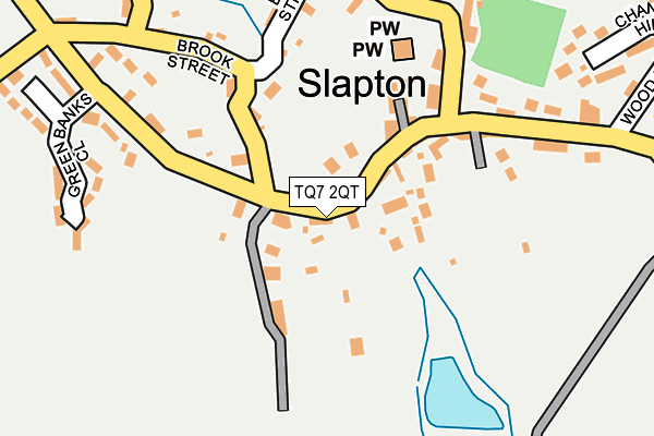 TQ7 2QT map - OS OpenMap – Local (Ordnance Survey) TQ7 2QT map - OS OpenMap – Local (Ordnance Survey)