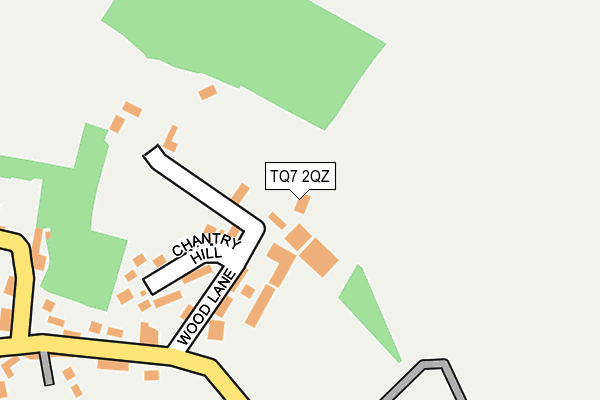 TQ7 2QZ map - OS OpenMap – Local (Ordnance Survey) TQ7 2QZ map - OS OpenMap – Local (Ordnance Survey)