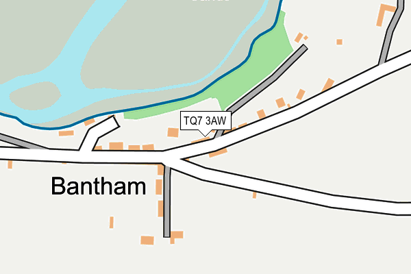 TQ7 3AW map - OS OpenMap – Local (Ordnance Survey) TQ7 3AW map - OS OpenMap – Local (Ordnance Survey)