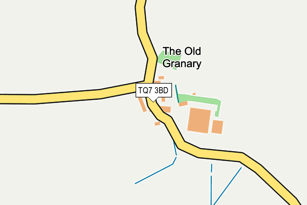 TQ7 3BD map - OS OpenMap – Local (Ordnance Survey) TQ7 3BD map - OS OpenMap – Local (Ordnance Survey)