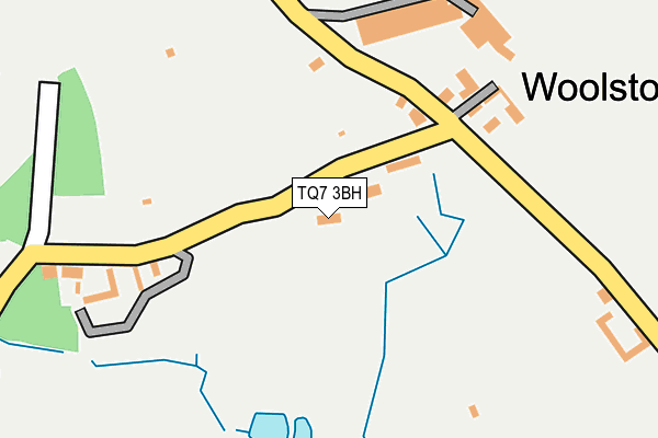 TQ7 3BH map - OS OpenMap – Local (Ordnance Survey) TQ7 3BH map - OS OpenMap – Local (Ordnance Survey)