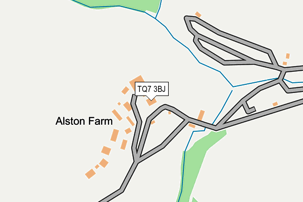 TQ7 3BJ map - OS OpenMap – Local (Ordnance Survey) TQ7 3BJ map - OS OpenMap – Local (Ordnance Survey)