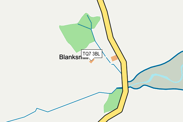 TQ7 3BL map - OS OpenMap – Local (Ordnance Survey) TQ7 3BL map - OS OpenMap – Local (Ordnance Survey)