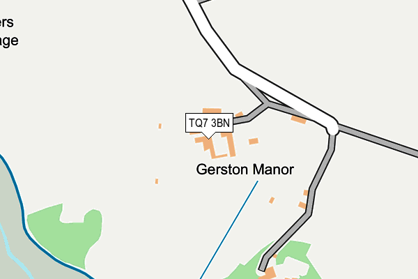 TQ7 3BN map - OS OpenMap – Local (Ordnance Survey)