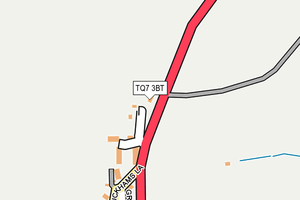 TQ7 3BT map - OS OpenMap – Local (Ordnance Survey) TQ7 3BT map - OS OpenMap – Local (Ordnance Survey)