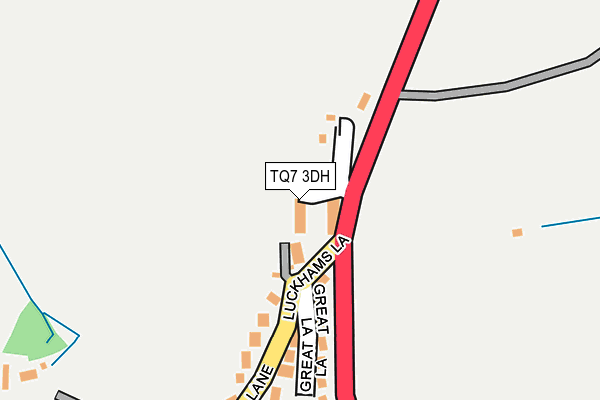 TQ7 3DH map - OS OpenMap – Local (Ordnance Survey) TQ7 3DH map - OS OpenMap – Local (Ordnance Survey)