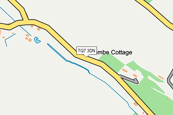TQ7 3DN map - OS OpenMap – Local (Ordnance Survey) TQ7 3DN map - OS OpenMap – Local (Ordnance Survey)