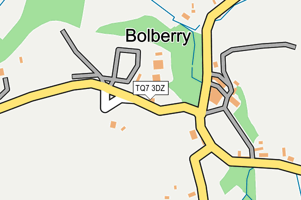 TQ7 3DZ map - OS OpenMap – Local (Ordnance Survey) TQ7 3DZ map - OS OpenMap – Local (Ordnance Survey)
