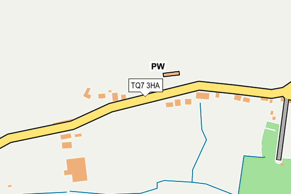 TQ7 3HA map - OS OpenMap – Local (Ordnance Survey) TQ7 3HA map - OS OpenMap – Local (Ordnance Survey)