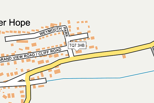 TQ7 3HB map - OS OpenMap – Local (Ordnance Survey)