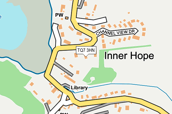 TQ7 3HN map - OS OpenMap – Local (Ordnance Survey)