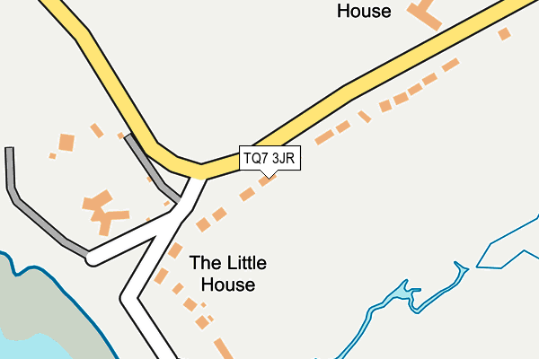 TQ7 3JR map - OS OpenMap – Local (Ordnance Survey)