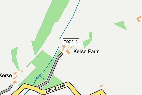 TQ7 3LA map - OS OpenMap – Local (Ordnance Survey) TQ7 3LA map - OS OpenMap – Local (Ordnance Survey)