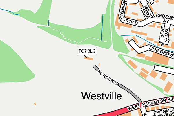 TQ7 3LG map - OS OpenMap – Local (Ordnance Survey) TQ7 3LG map - OS OpenMap – Local (Ordnance Survey)