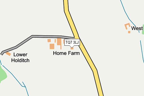 TQ7 3LJ map - OS OpenMap – Local (Ordnance Survey) TQ7 3LJ map - OS OpenMap – Local (Ordnance Survey)