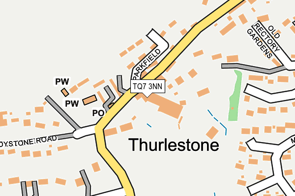 TQ7 3NN map - OS OpenMap – Local (Ordnance Survey) TQ7 3NN map - OS OpenMap – Local (Ordnance Survey)