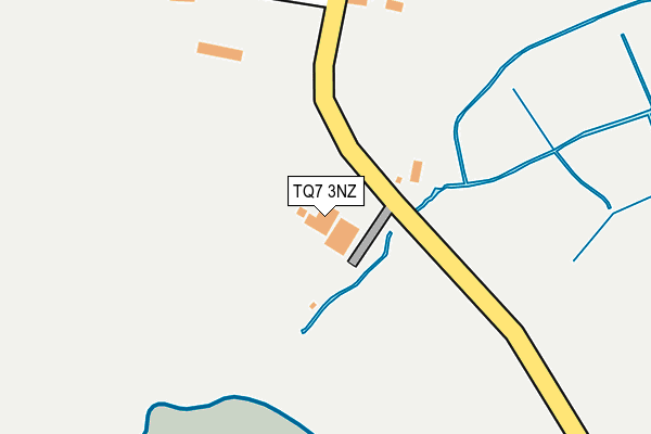 TQ7 3NZ map - OS OpenMap – Local (Ordnance Survey) TQ7 3NZ map - OS OpenMap – Local (Ordnance Survey)