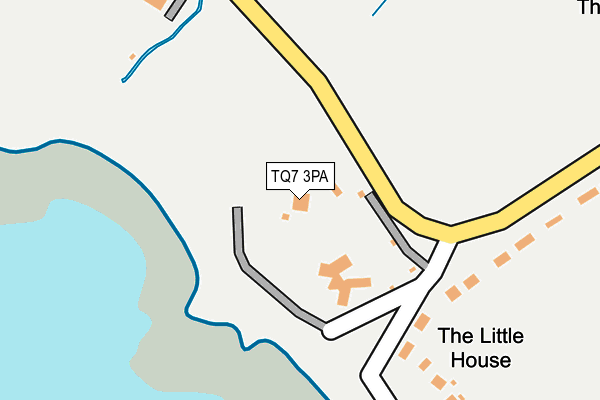 TQ7 3PA map - OS OpenMap – Local (Ordnance Survey)