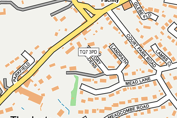 TQ7 3PD map - OS OpenMap – Local (Ordnance Survey) TQ7 3PD map - OS OpenMap – Local (Ordnance Survey)