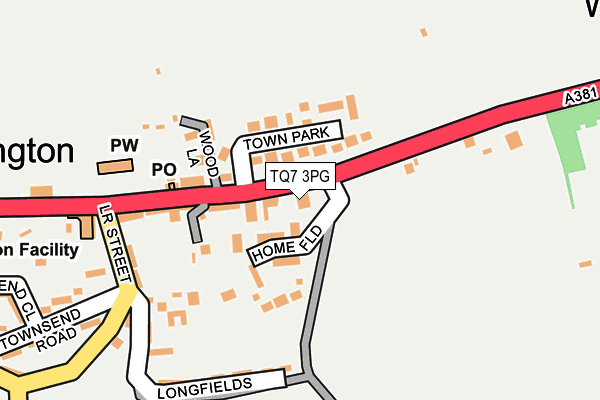 TQ7 3PG map - OS OpenMap – Local (Ordnance Survey) TQ7 3PG map - OS OpenMap – Local (Ordnance Survey)
