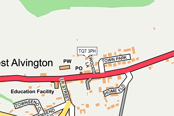 TQ7 3PH map - OS OpenMap – Local (Ordnance Survey) TQ7 3PH map - OS OpenMap – Local (Ordnance Survey)