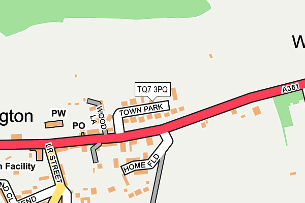 TQ7 3PQ map - OS OpenMap – Local (Ordnance Survey) TQ7 3PQ map - OS OpenMap – Local (Ordnance Survey)