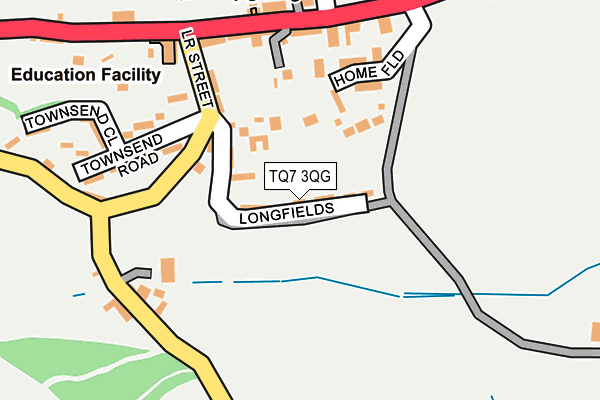 TQ7 3QG map - OS OpenMap – Local (Ordnance Survey) TQ7 3QG map - OS OpenMap – Local (Ordnance Survey)