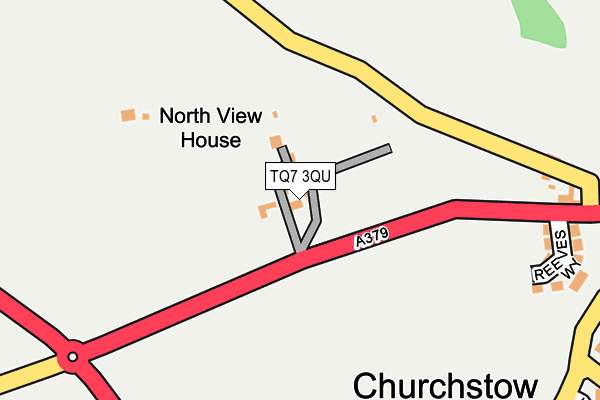TQ7 3QU map - OS OpenMap – Local (Ordnance Survey) TQ7 3QU map - OS OpenMap – Local (Ordnance Survey)