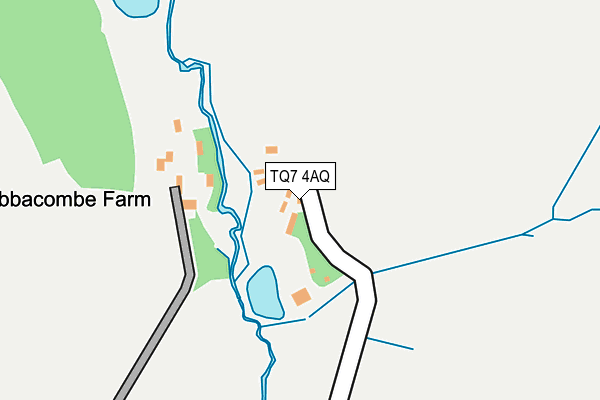 TQ7 4AQ map - OS OpenMap – Local (Ordnance Survey) TQ7 4AQ map - OS OpenMap – Local (Ordnance Survey)