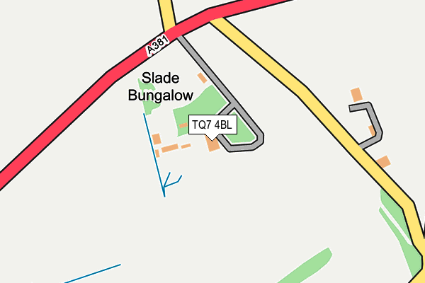 TQ7 4BL map - OS OpenMap – Local (Ordnance Survey) TQ7 4BL map - OS OpenMap – Local (Ordnance Survey)