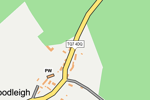 TQ7 4DQ map - OS OpenMap – Local (Ordnance Survey) TQ7 4DQ map - OS OpenMap – Local (Ordnance Survey)