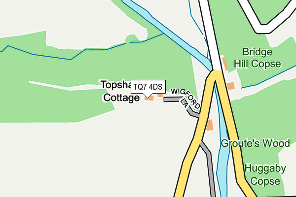 TQ7 4DS map - OS OpenMap – Local (Ordnance Survey) TQ7 4DS map - OS OpenMap – Local (Ordnance Survey)