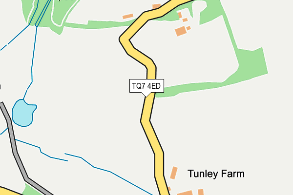 TQ7 4ED map - OS OpenMap – Local (Ordnance Survey) TQ7 4ED map - OS OpenMap – Local (Ordnance Survey)
