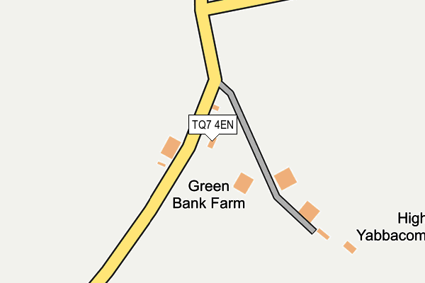 TQ7 4EN map - OS OpenMap – Local (Ordnance Survey)