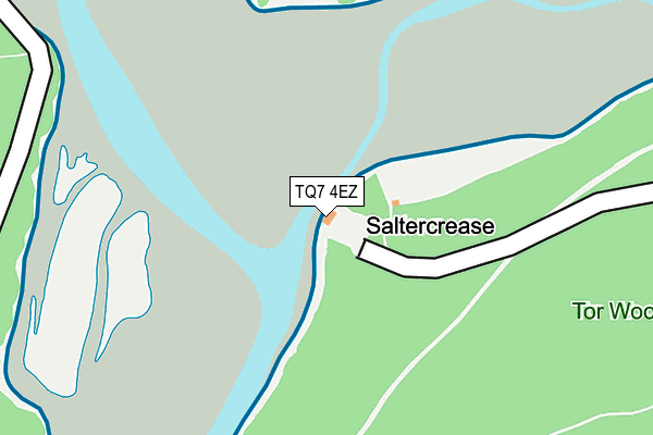 TQ7 4EZ map - OS OpenMap – Local (Ordnance Survey)