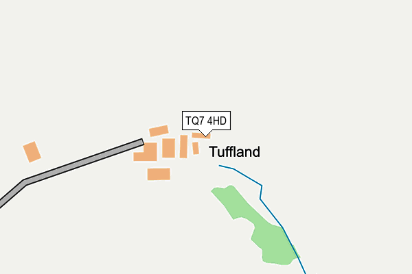 TQ7 4HD map - OS OpenMap – Local (Ordnance Survey) TQ7 4HD map - OS OpenMap – Local (Ordnance Survey)