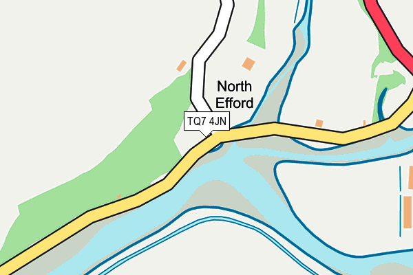 TQ7 4JN map - OS OpenMap – Local (Ordnance Survey)