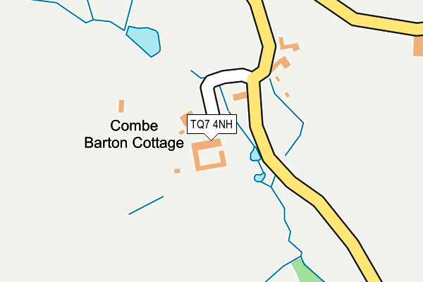 TQ7 4NH map - OS OpenMap – Local (Ordnance Survey)