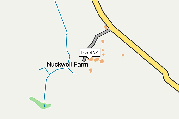 TQ7 4NZ map - OS OpenMap – Local (Ordnance Survey)