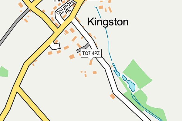 TQ7 4PZ map - OS OpenMap – Local (Ordnance Survey)