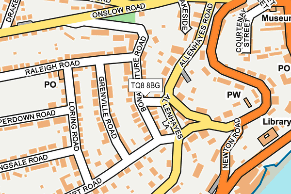 TQ8 8BG map - OS OpenMap – Local (Ordnance Survey) TQ8 8BG map - OS OpenMap – Local (Ordnance Survey)