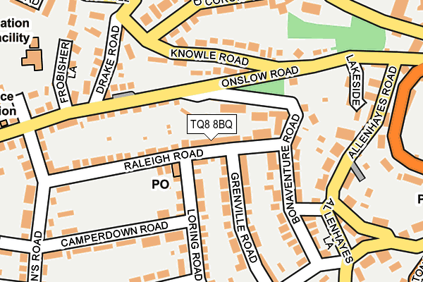 TQ8 8BQ map - OS OpenMap – Local (Ordnance Survey) TQ8 8BQ map - OS OpenMap – Local (Ordnance Survey)