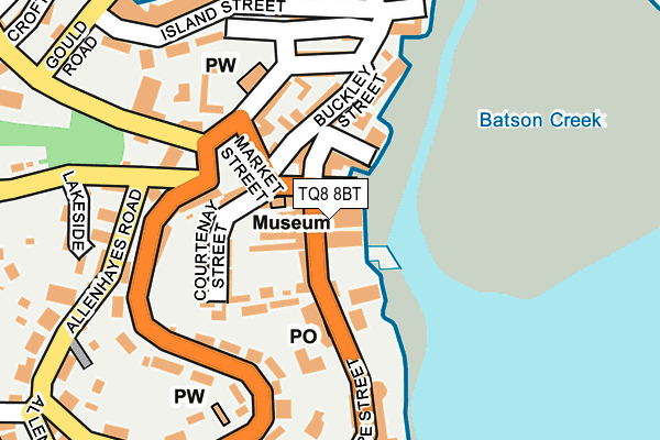 TQ8 8BT map - OS OpenMap – Local (Ordnance Survey) TQ8 8BT map - OS OpenMap – Local (Ordnance Survey)
