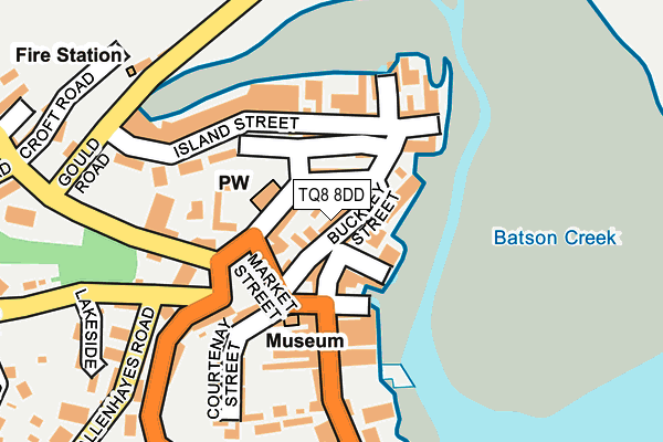 TQ8 8DD map - OS OpenMap – Local (Ordnance Survey) TQ8 8DD map - OS OpenMap – Local (Ordnance Survey)