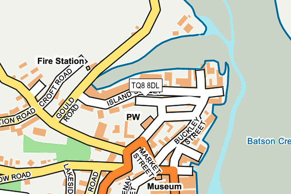 TQ8 8DL map - OS OpenMap – Local (Ordnance Survey) TQ8 8DL map - OS OpenMap – Local (Ordnance Survey)